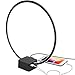 Brightech Circle - LED Modern Bedroom Nightstand Lamp - Super Bright Bedside Table Reading Light, Dimmable To Night - Image 2