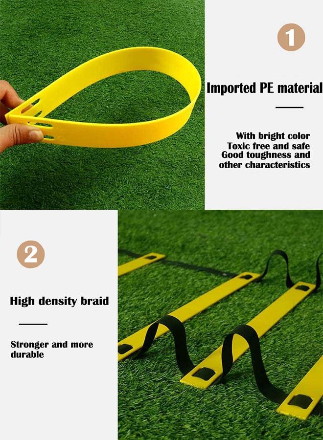 ZCM-HAPPY Agility Ladder for Speed Soccer Jumping Soccer Fitness Foot Training（10m） - Image 4