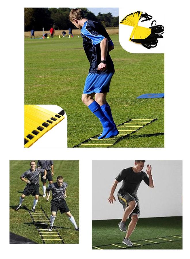 ZCM-HAPPY Agility Ladder for Speed Soccer Jumping Soccer Fitness Foot Training（10m） - Image 5