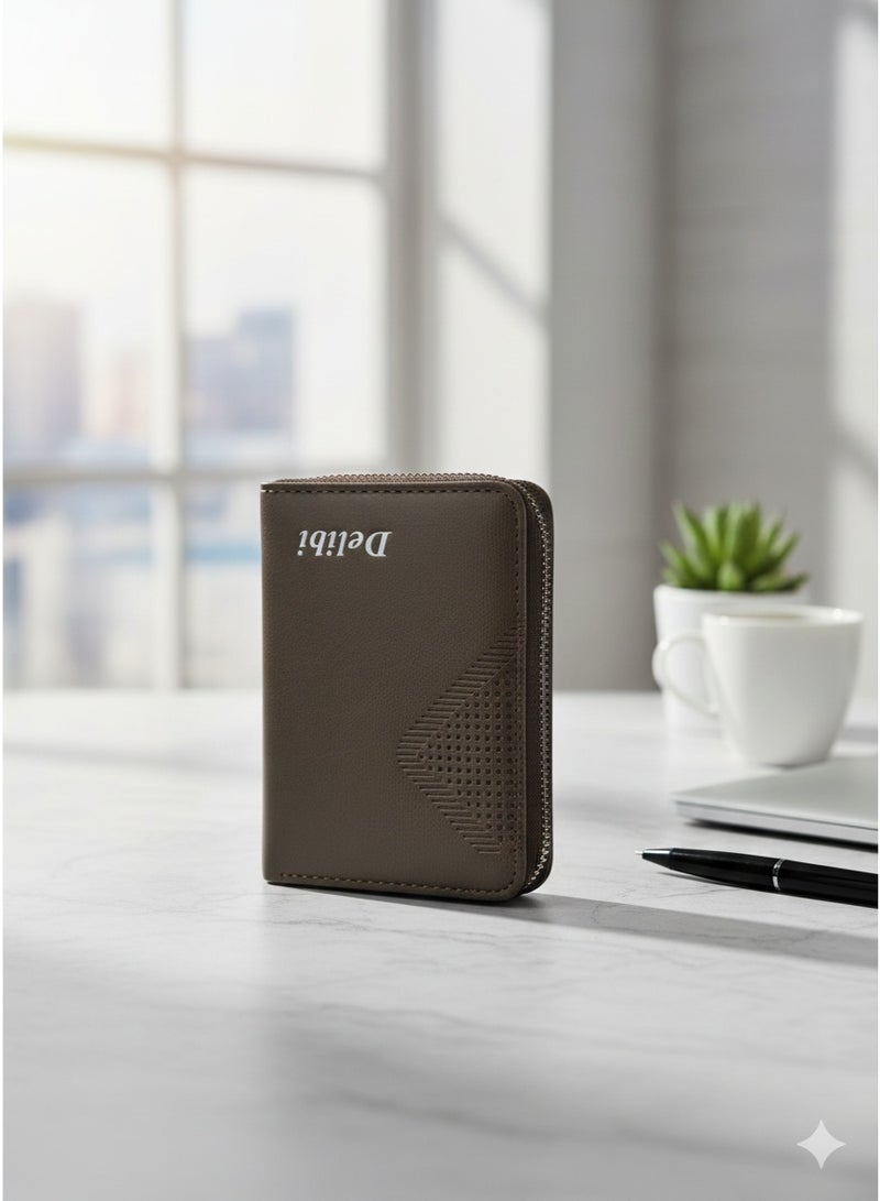 Delibi Perforated Slim Card Holder - Image 1