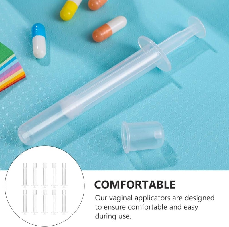 comfrt 20pcs Vaginal Suppository Applicator Disposable Lube Injector Personal Lubricants Applicator Health Care Aid Tools - Image 3
