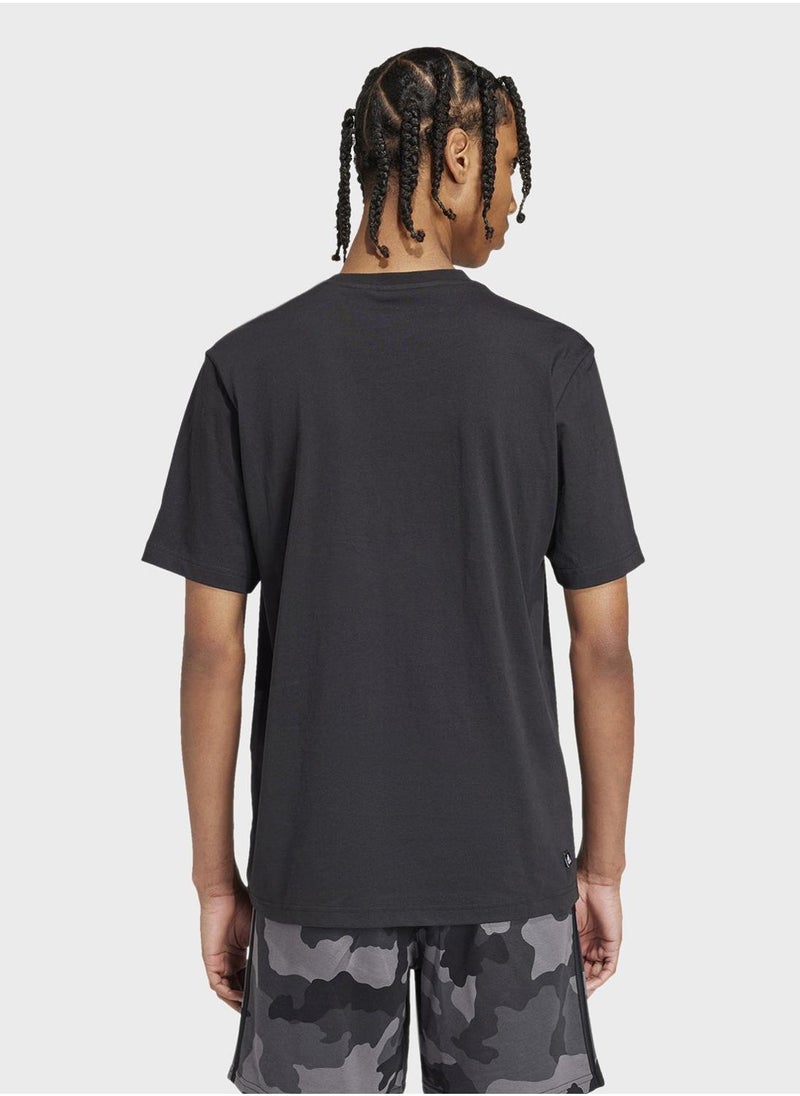 adidas M Remoji Pkt T Black Training T-Shirts XS - Image 2