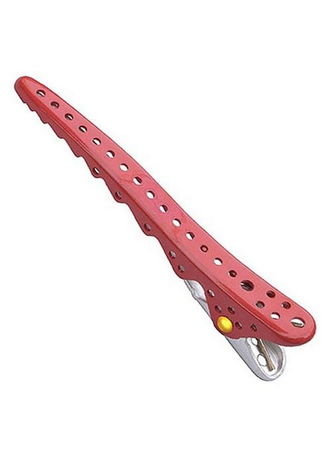 YS PARK Shark Clips Red Metal 8Pcs - Image 3