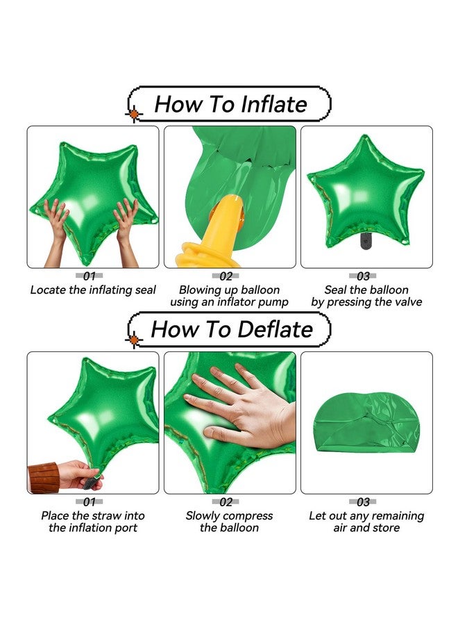 Sowide Rainbow Star Balloons, 16 Pcs 22/18/10 Inch Star Foil Mylar Balloons, Explosion Cone Star-Shape Red Blue Gold Purple Green Balloon for Kids Boy Girl Birthday Wedding Baby Shower Party Decorations - Image 3
