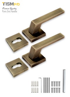 TISMpro Mortise Zinc Rose Door Handle (TP-2003 MAB)  - Image 1
