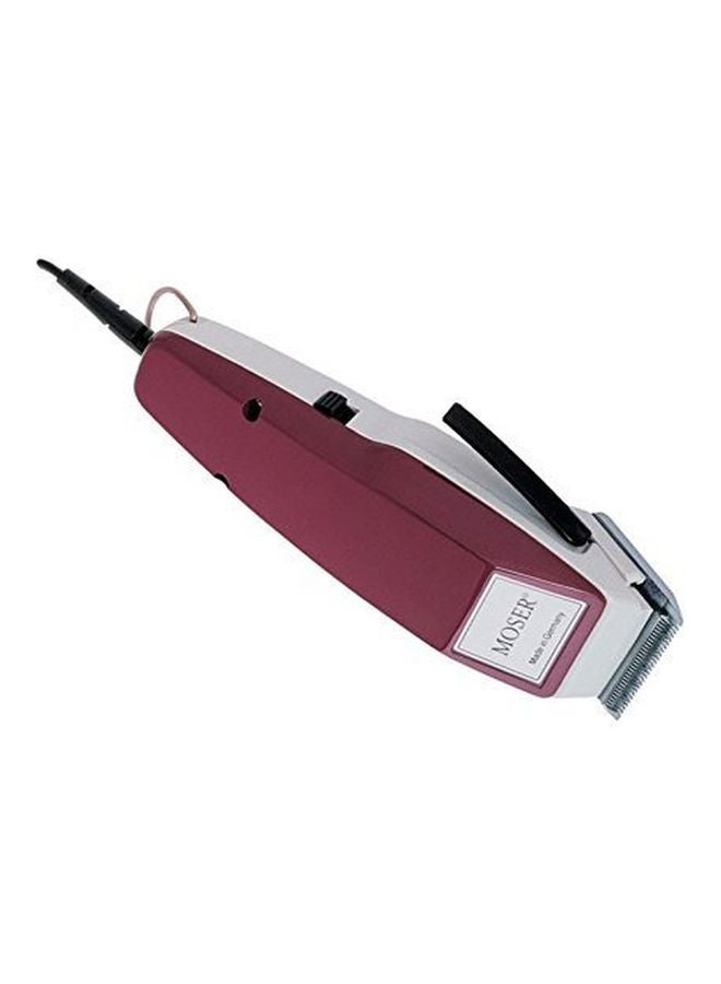 MOSER Classic 1400 Professional Hair Clipper Maroon/Silver - Image 5