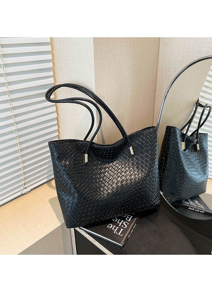 Tote bag large capacity bag women's bag high-end shoulder bag commuter handbag - Image 2