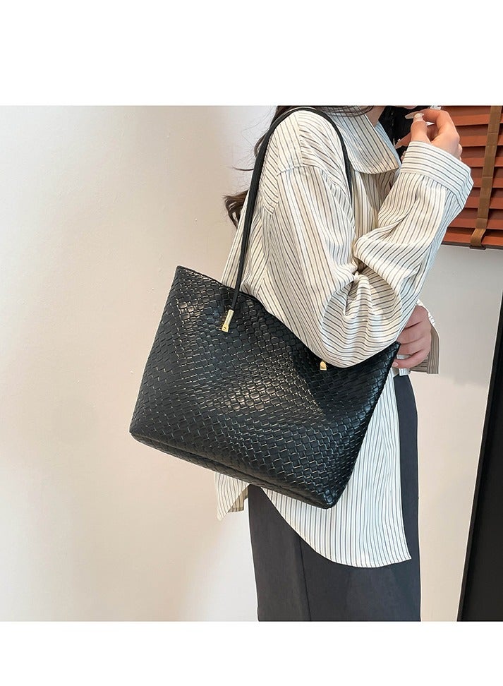 Tote bag large capacity bag women's bag high-end shoulder bag commuter handbag - Image 5