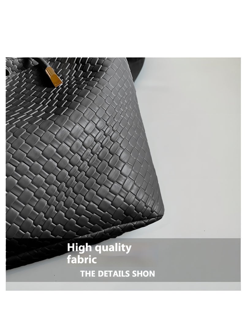 Tote bag large capacity bag women's bag high-end shoulder bag commuter handbag - Image 4