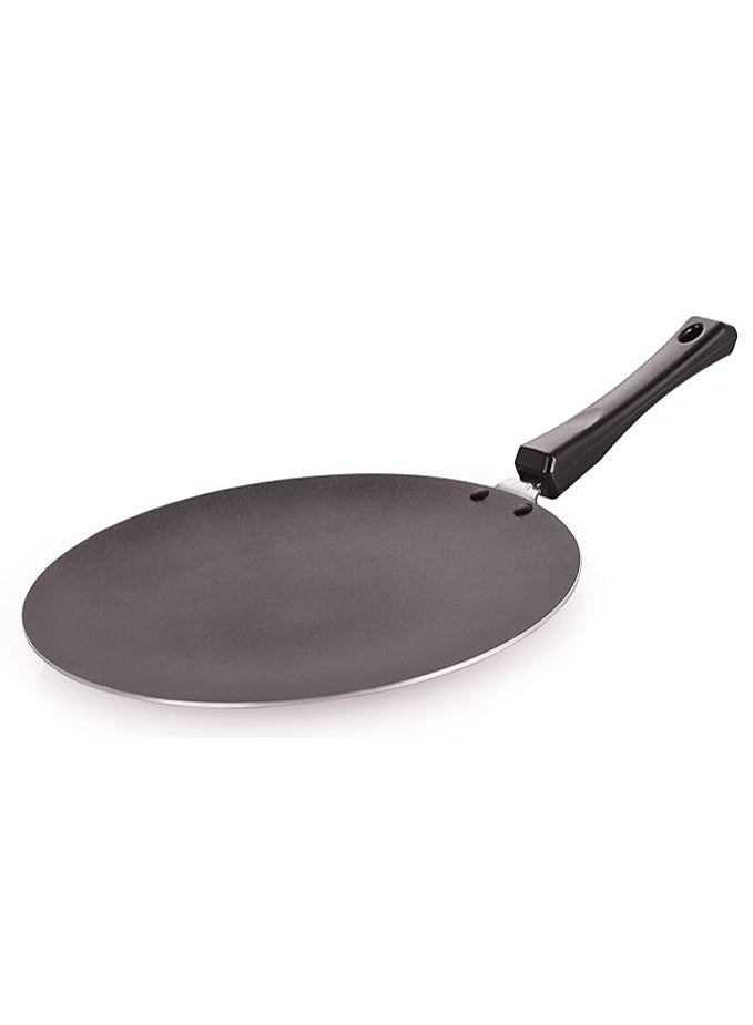 Nirlon Non Stick Aluminium Gas Stove Compatible Base Chapati Tawa [Concave Tawa] - Image 1