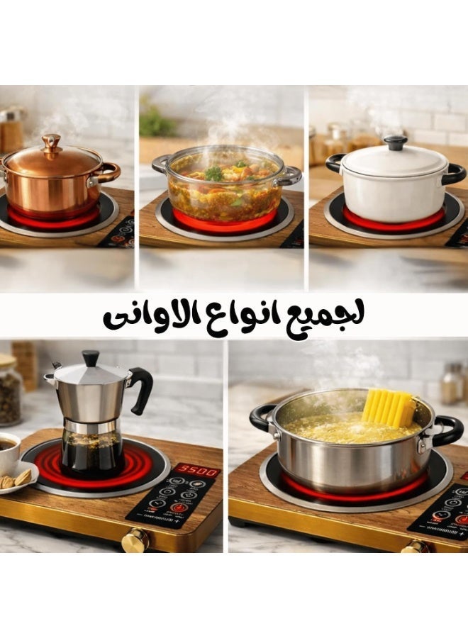 Electric Infrared Ceramic Cooktop – Portable Single Burner Hot Plate with Adjustable Temperature Control for Fast & Even Cooking - Image 5