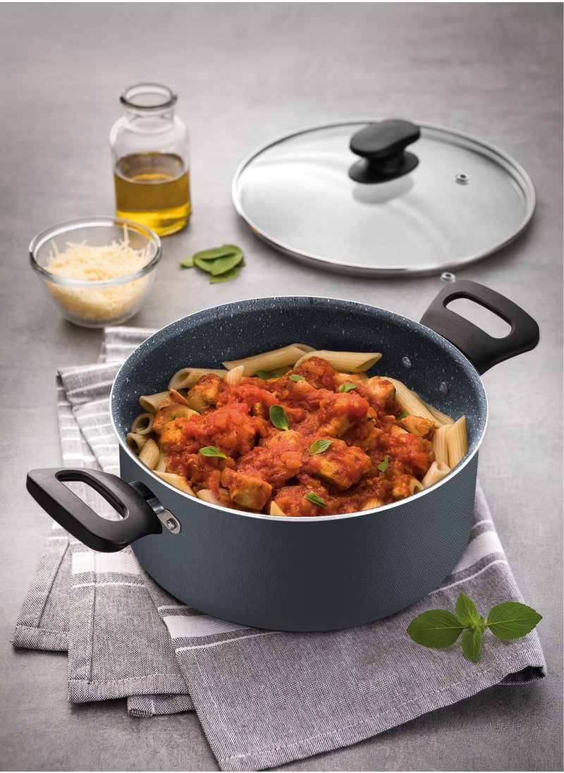 TRAMONTINA - Since 1911,Made in Brazil-  7 Pieces Blue Aluminum Cookware Set with Interior and Exterior Starflon Max Nonstick Coating, - Image 1