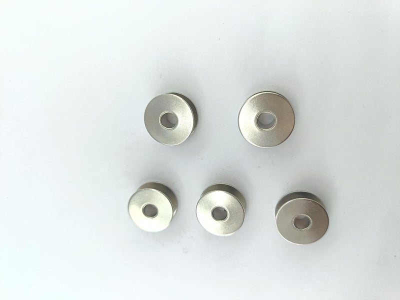 advancedestore advancedestore Pack of 5 Big Sewing Machine Plain BobbinsSteelSewing Machine Bobbins Thread Bobbins  - Image 1