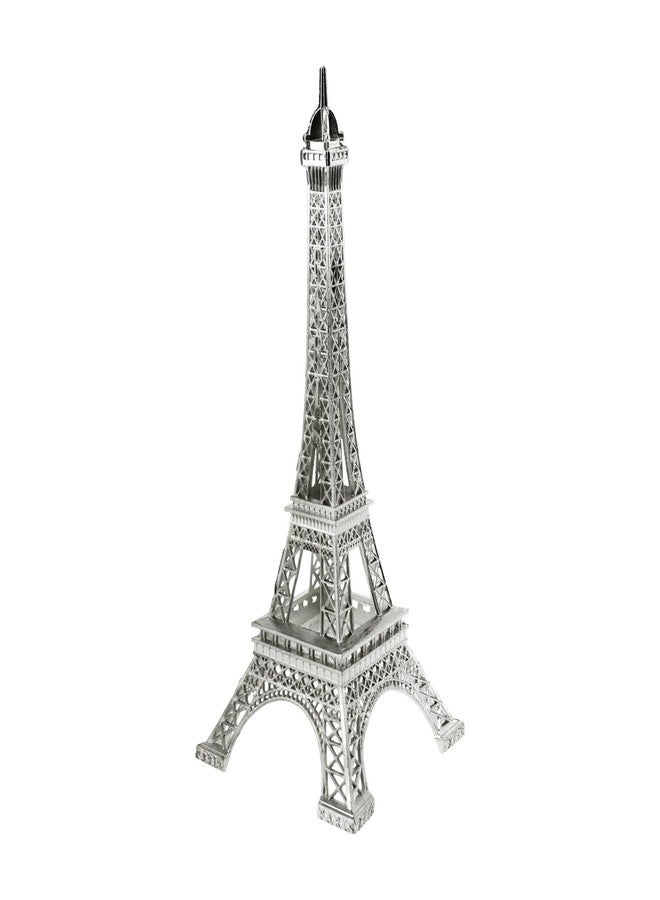Homeford Metal Eiffel Tower Paris France Souvenir, 6-inch, Silver - Image 1