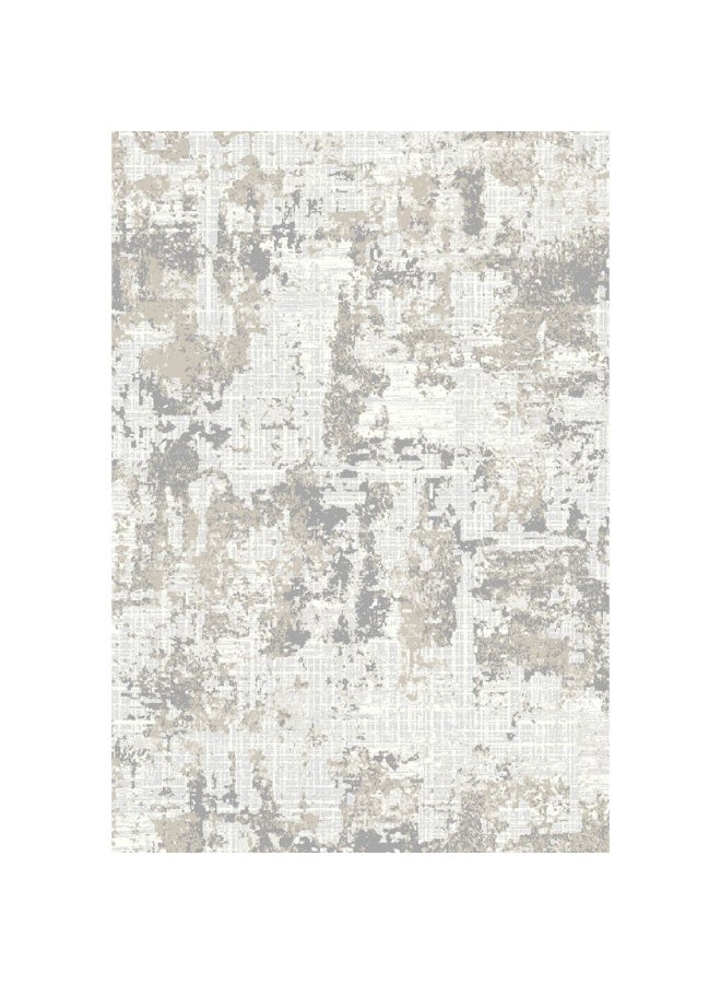DANUBE HOME Urbana Modern Distressed Rug | Washable Modern Rugs Style | Polypropylene + Polyester Area Rug Floor Covering | Indoor Carpet For Living Room Dining Bedroom 160X230cm-Grey - Image 4