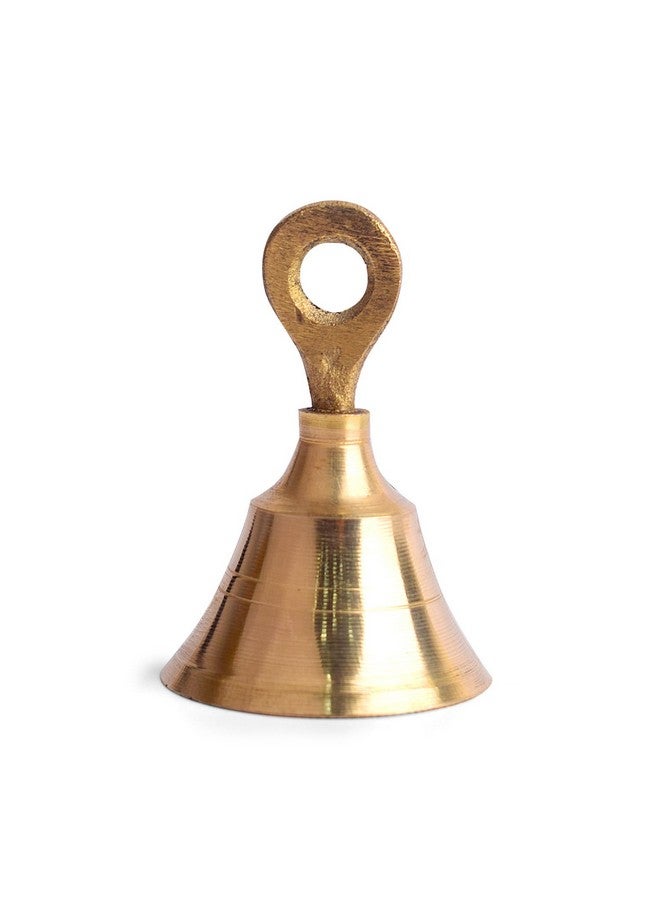SATVIK STORE SATVIK 12 Pc Set of Brass Bell with Hanging Loops Coaster Beach Decoration Item Vintage Style Indian Bell with Jingle Ring, Wedding Bell, Christmas Bell, Cow, Elephant Bell (Small) - Image 5