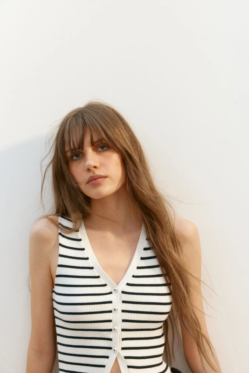 H&M Button-front sweater vest