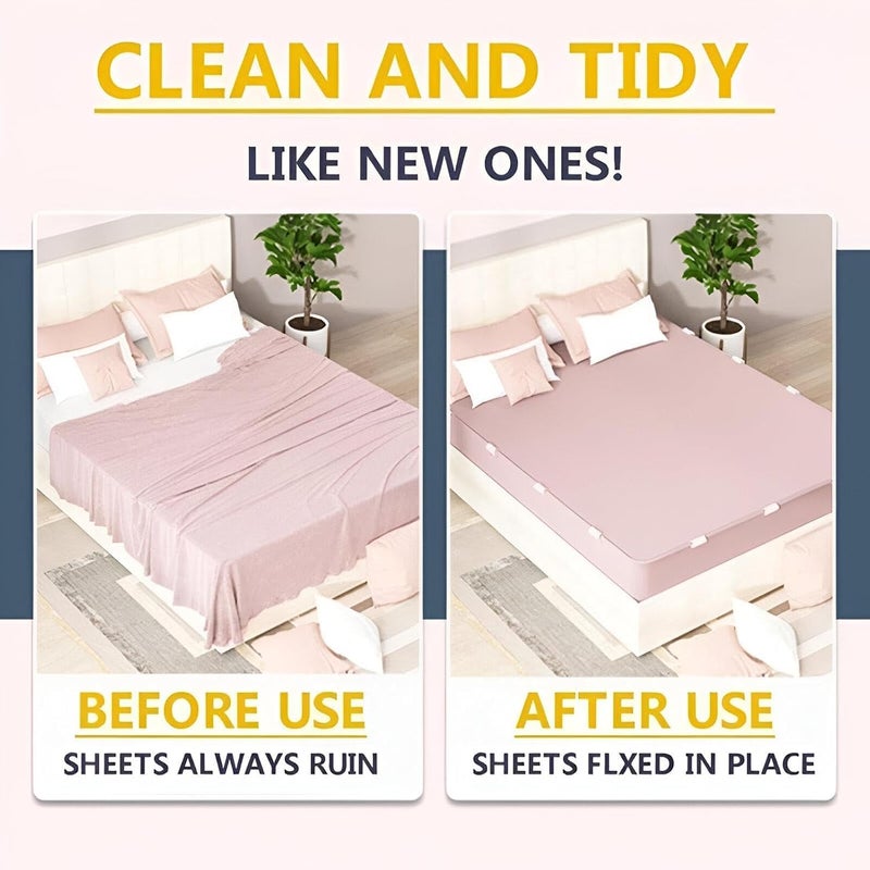 Bed Skirt Guard - Leading Clip Design to Hold Sheets Tightly, Compatible with Different Mattress Sizes, Perfect for Organizing Wires and Bags.(6) - Image 4
