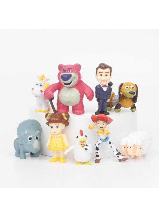 عام وودي الطنين سنة ضوئية تريس تعانق التنين الراعي فتاة دمية الديكور الصغير حفلة عيد ميلاد مجموعة الديكور اللعب هدايا للعائلة والأصدقاء - Image 3