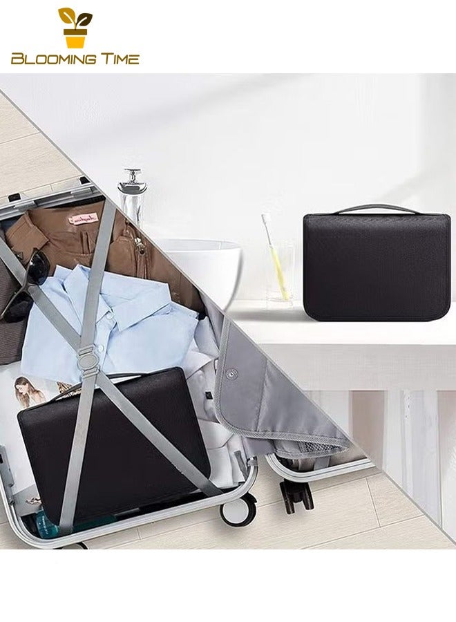 بلومنغ تايم عملية وبسيطة الأعمال السفر للماء حقيبة أدوات الزينة السفر حقيبة التخزين المحمولة الغبار حقيبة التخزين حقيبة مستحضرات التجميل - Image 3