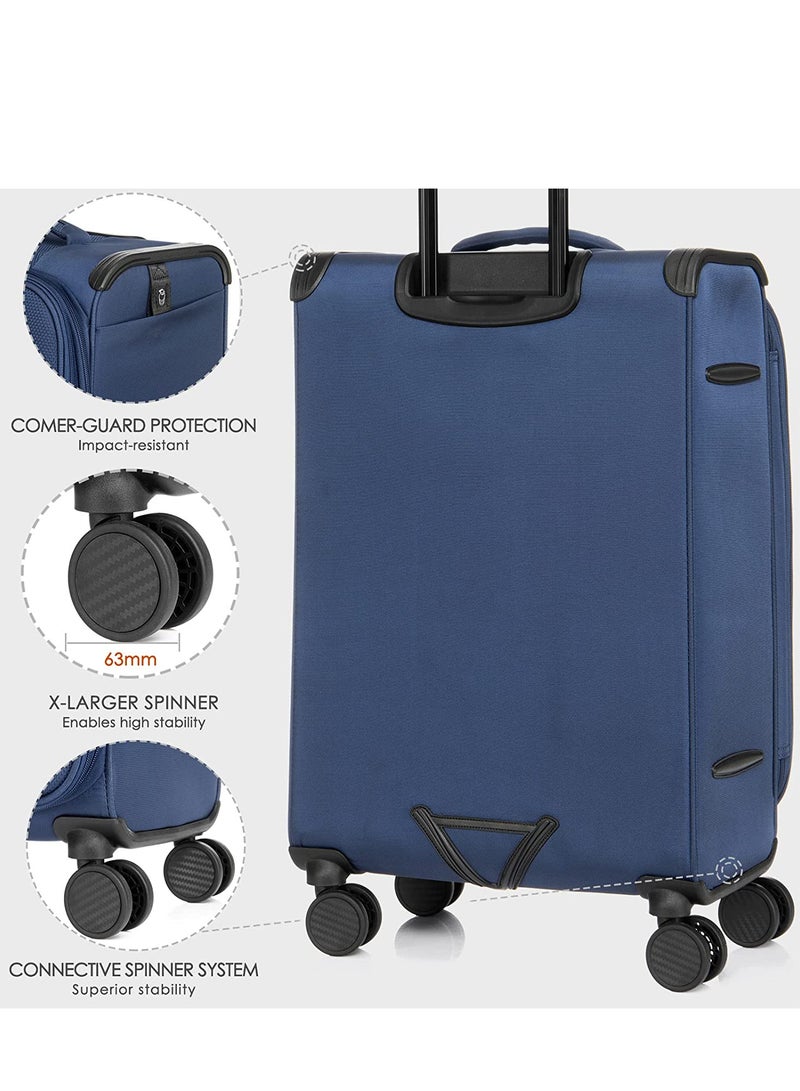 Verage  Softside and Lightweight Luggage Set of 3 - Image 5