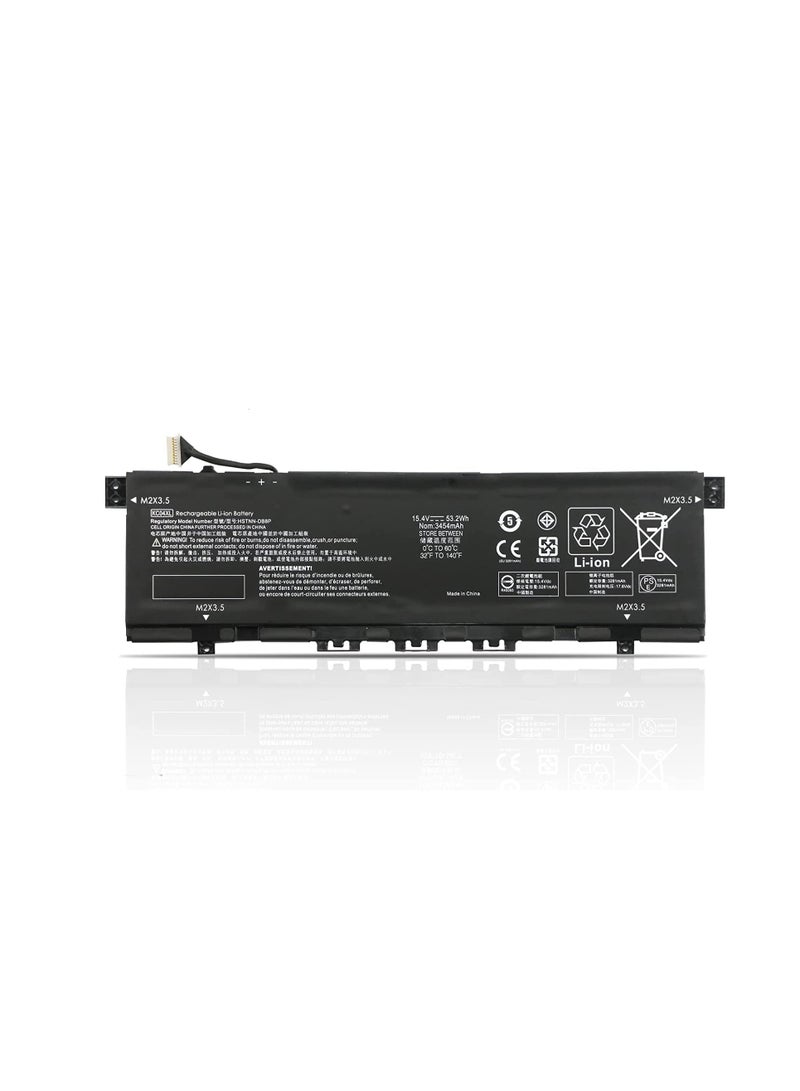 Terabyte KC04XL Battery Compatible for HP X360 13-AG 13-AR 13-AH 13-AQ 13Z-AG000 13M-AG0001DX 13T-AQ000 13T-AQ100 HSTNN-DB8P HSTNN-IB8K KC04053 XL L0844 96-855 L08544-1C1 L08544-2B1 TPN-W133 TPN-W136 - Image 1