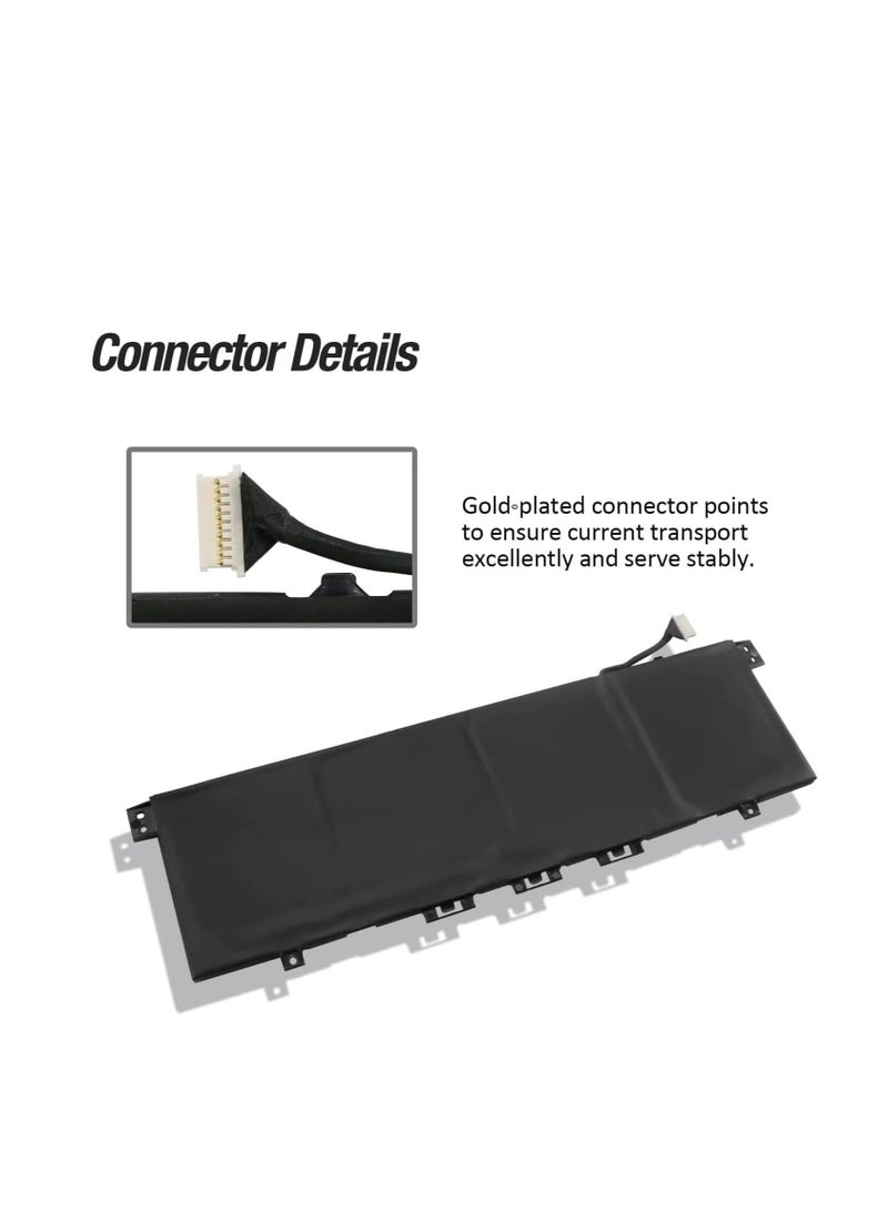 Terabyte KC04XL Battery Compatible for HP X360 13-AG 13-AR 13-AH 13-AQ 13Z-AG000 13M-AG0001DX 13T-AQ000 13T-AQ100 HSTNN-DB8P HSTNN-IB8K KC04053 XL L0844 96-855 L08544-1C1 L08544-2B1 TPN-W133 TPN-W136 - Image 2