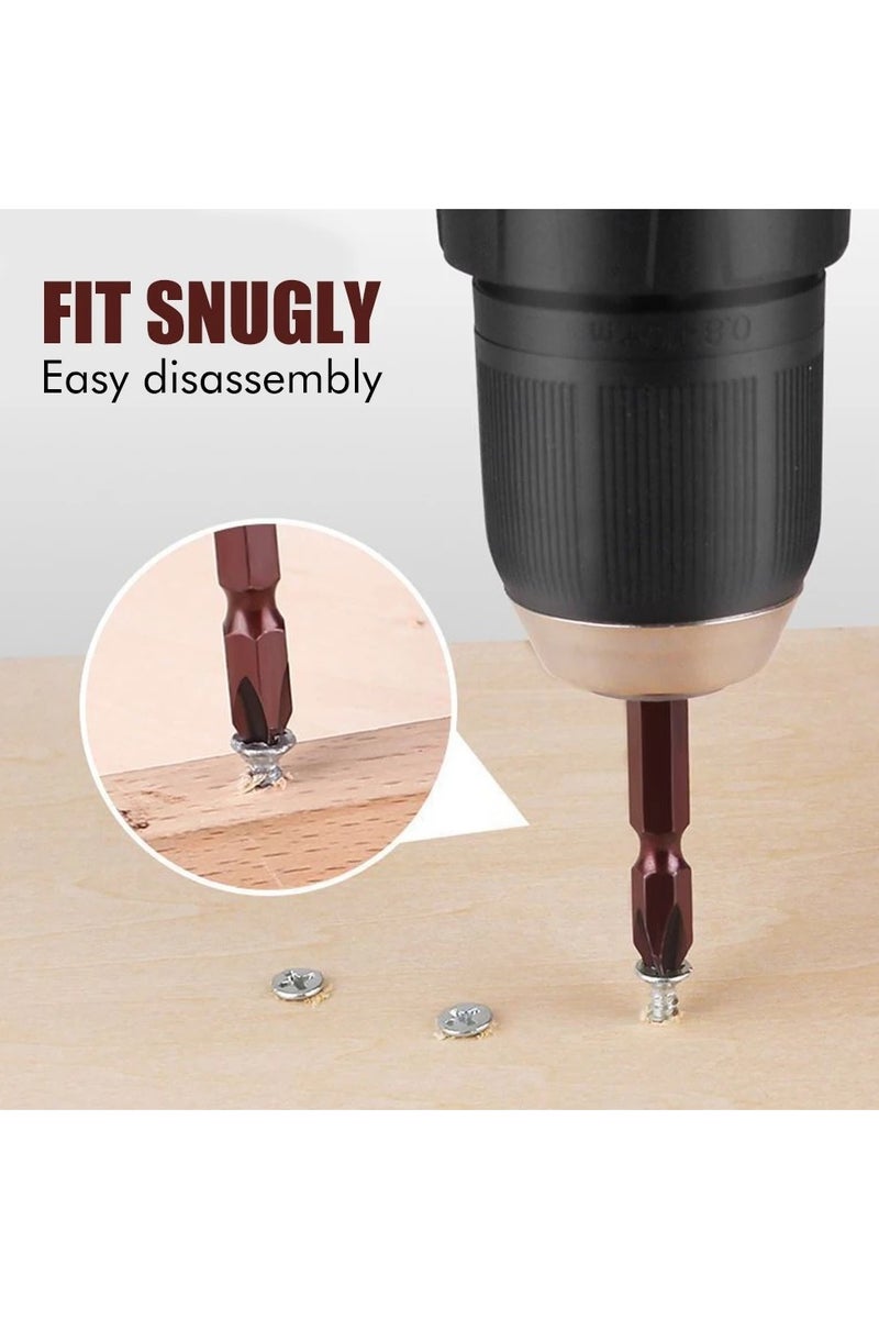 Hero Screwdriver Power Bit 2x110mm #2 Phillips Bit 110 mm Pack of 10 bits brown - Image 3