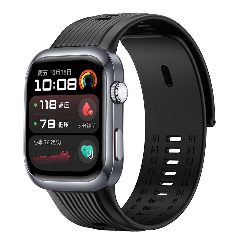 For Huawei Watch D2 Silicone Watch Band Wristband(Black) - Image 1