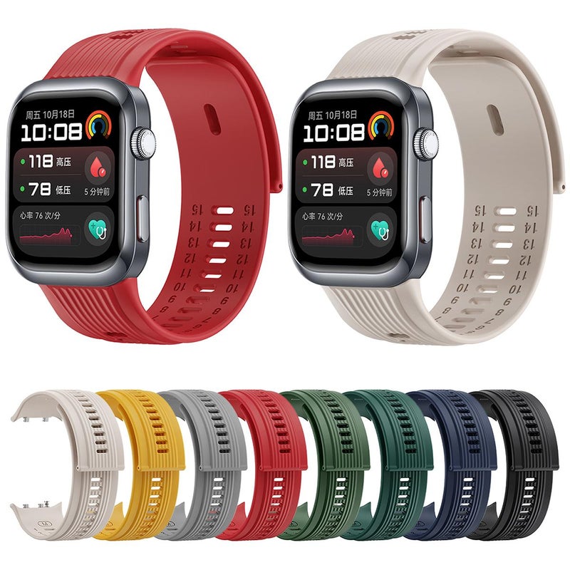 For Huawei Watch D2 Silicone Watch Band Wristband(Black) - Image 4