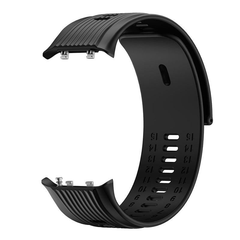 For Huawei Watch D2 Silicone Watch Band Wristband(Black) - Image 2
