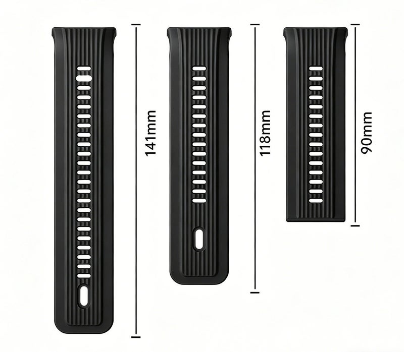 Three combination sets For Huawei Watch D2 Silicone Watch Band Wristband(Black) - Image 4