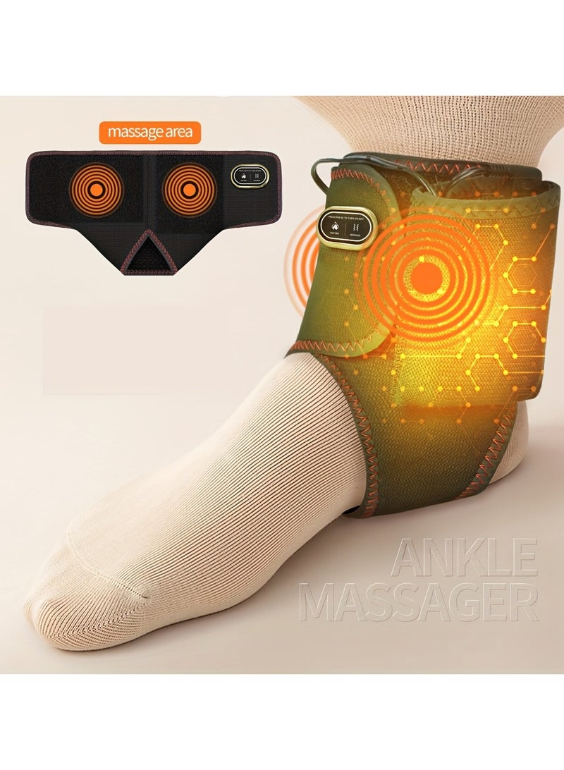AROAQ USB-Powered Portable Electric Foot Warmer with 3 Temperature Massage Settings, Intelligent Temperature Control, Ergonomic Design, Ankle Massager for Pain Relief & Improved Circulation,  - Image 1