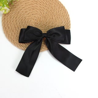 jisoo Kim Ji-soo Same Style Black Bow Side Clip Girls Japanese and Korean Velvet Top Clip Hair Accessories Horsetail Side Clip Double Bowtie Spring Clip - pzsku/ZFA716B4C4ABACE2762C3Z/45/1746222964/d7e2c911-f785-4cc1-aec0-1f112a9e2102