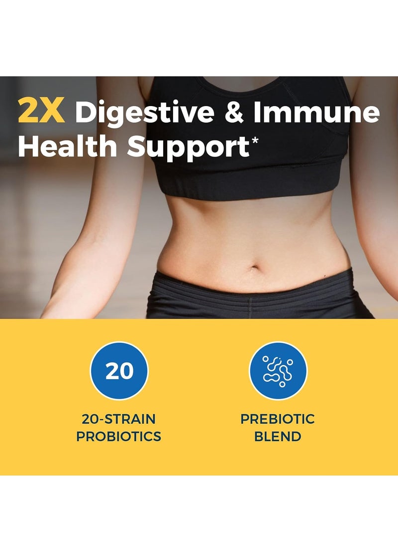 Probiotics One Probiotics 50 Billion CFU 20 Strains, 60 Veggie Capsules, Targeted Release Technology, Stomach Acid Resistant, No Need for Refrigeration, Non-GMO, Gluten Free  - Image 5