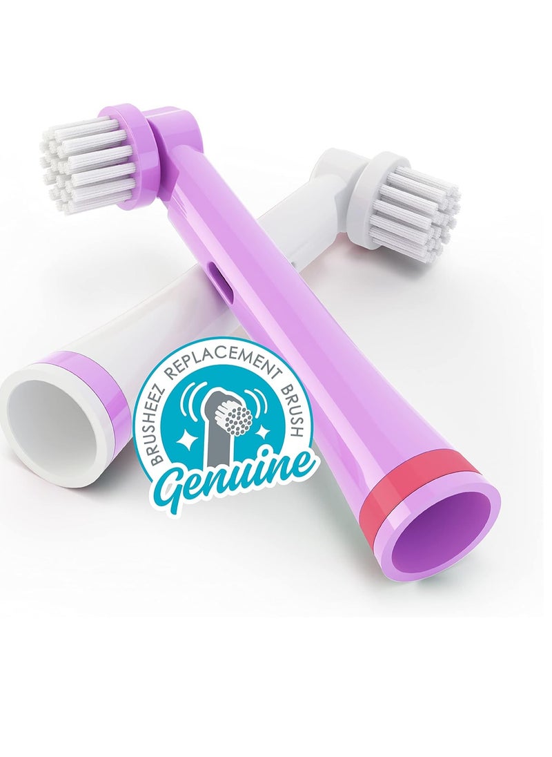 Brusheez Brusheez Electronic Toothbrush Replacement Brush Heads 2 Pack (Sparkle The Unicorn)  - Image 1