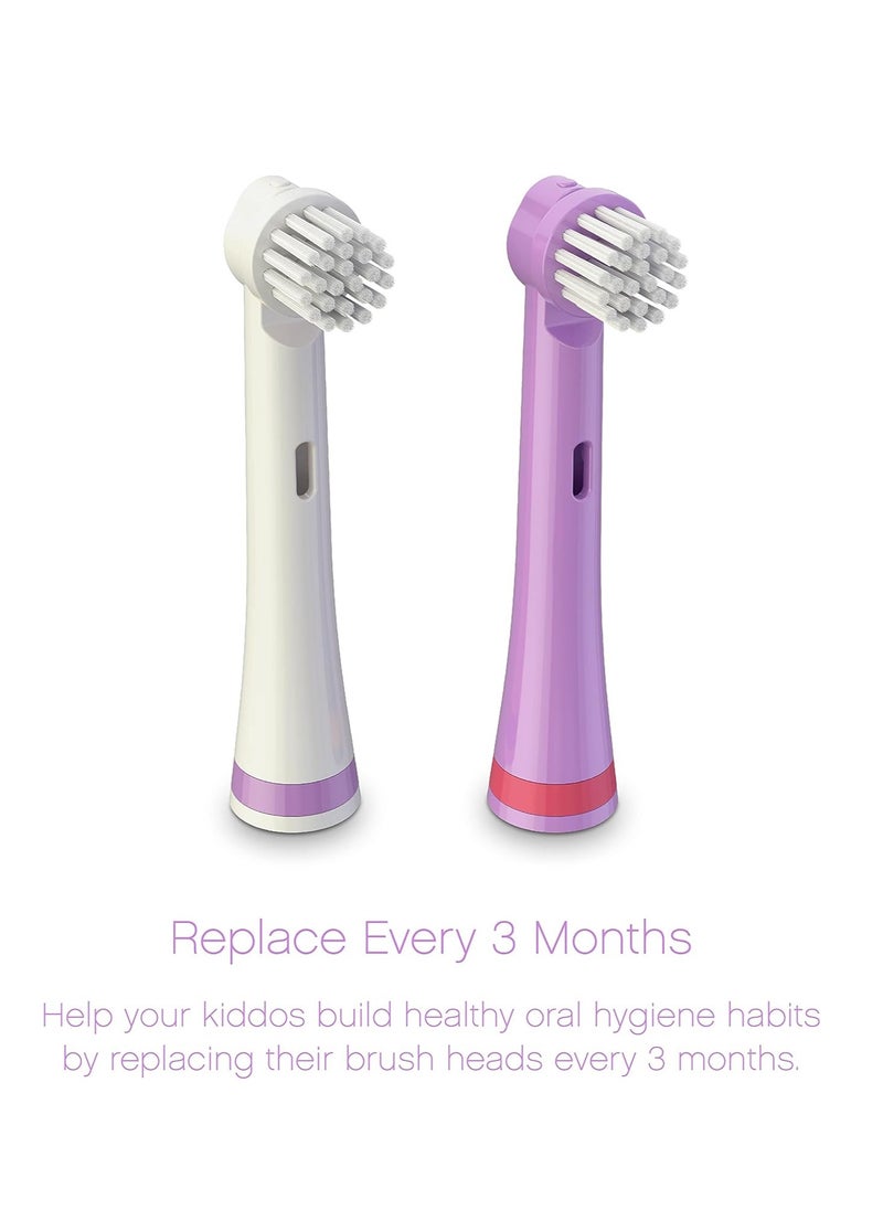 Brusheez Brusheez Electronic Toothbrush Replacement Brush Heads 2 Pack (Sparkle The Unicorn)  - Image 3