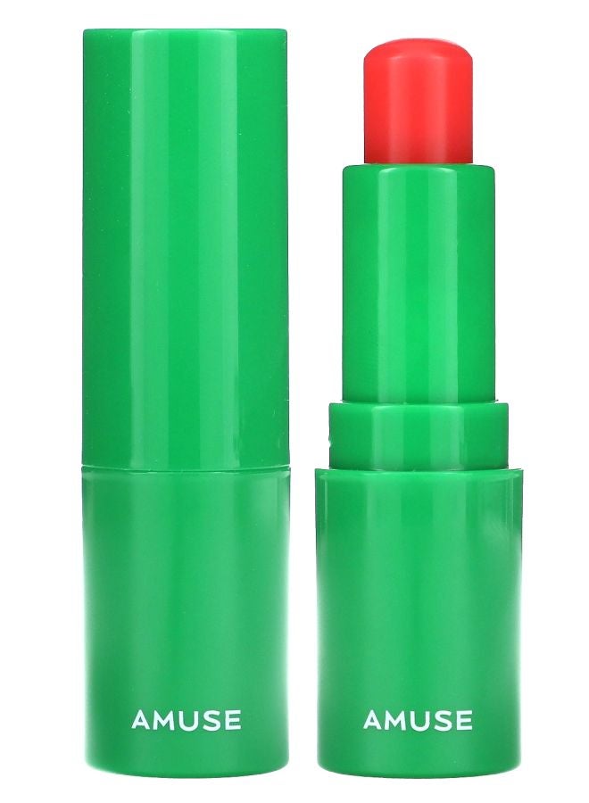 Amuse Vegan Green Lip Balm 02 Rose 0.12 oz (3.5 g)