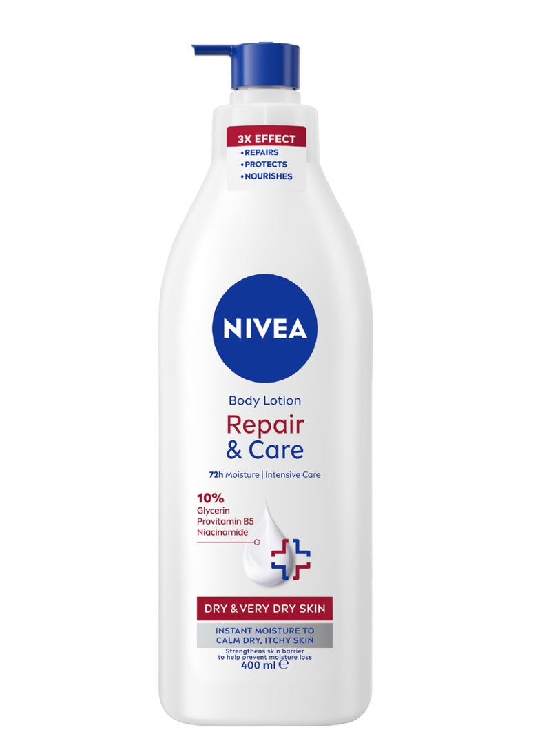 Nivea Body Lotion Repair & Care Dry to Very Dry Skin 400ml