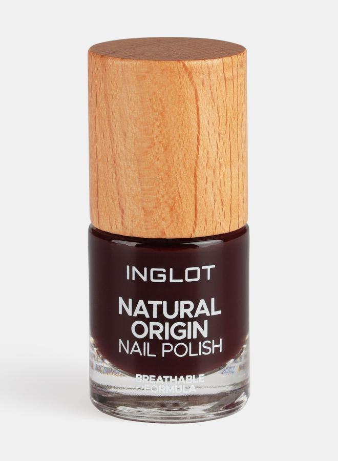 Inglot Natural Origin Nail Polish, Dry Merlot 025