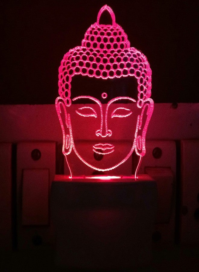UKANI 3D Illusion Colorful God Buddha Design Led Night Lamp for Home/Gift (Size 3 Inch) - Image 5