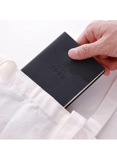 CMGTYYD To Do List Notebook, 2 Pcs 196 Pages Soft Leather Pocket To Do List Notepad Checklist for Daily Plans School Supplies for High School Students Study Schedule Notebook  - Image 5