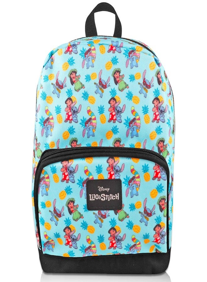 Lilo & Stitch Lilo and Stitch Mini Backpack for Women - 10” Canvas Stitch Backpack with Front Pocket Plus Bookmark | Lilo and Stitch Backpack Purse Bundle - Image 1