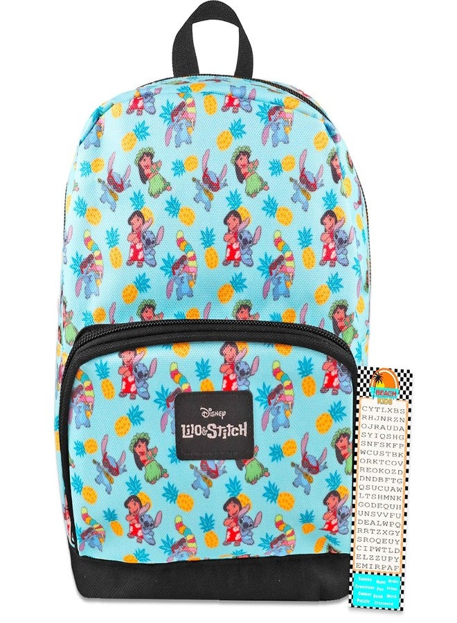 Lilo & Stitch Lilo and Stitch Mini Backpack for Women - 10” Canvas Stitch Backpack with Front Pocket Plus Bookmark | Lilo and Stitch Backpack Purse Bundle - Image 2