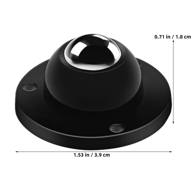 12 Self Adhesive Mini Ball Casters 360 Swivel Heavy Duty Flat Wheels for Furniture Legs - Image 3