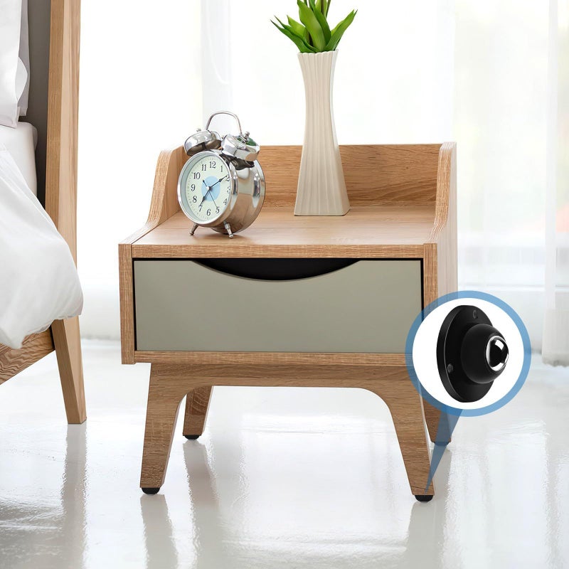 12 Self Adhesive Mini Ball Casters 360 Swivel Heavy Duty Flat Wheels for Furniture Legs - Image 5