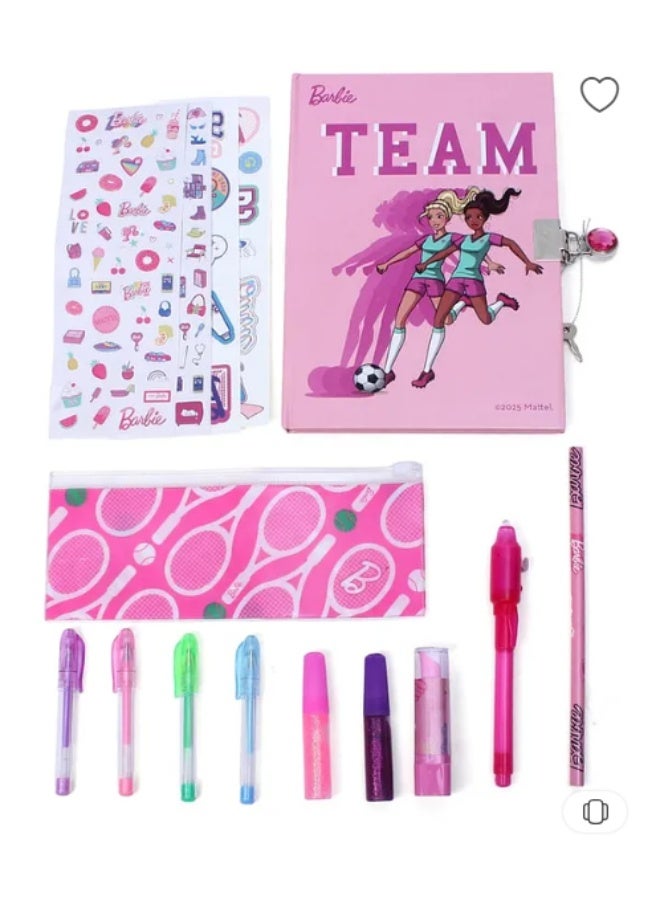 Barbie مجموعة أنشطة قرطاسية باربي - Image 2