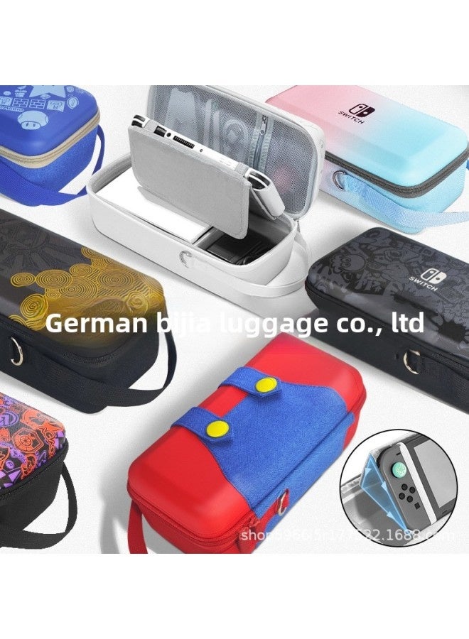Nintendo Storage Bag Oled Game Theme Accessories Protection Bag Ns Charger Base Portable Hard Bag-Model:Black Zelda Kingdom Tears Base Medium Bag  - Image 2