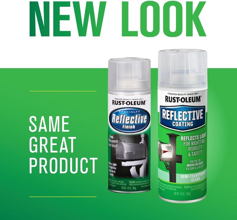 Rust-Oleum Clear Reflective Spray Paint - 10 Ounce Semi-Transparent Finish for Indoor/Outdoor Use - Image 3