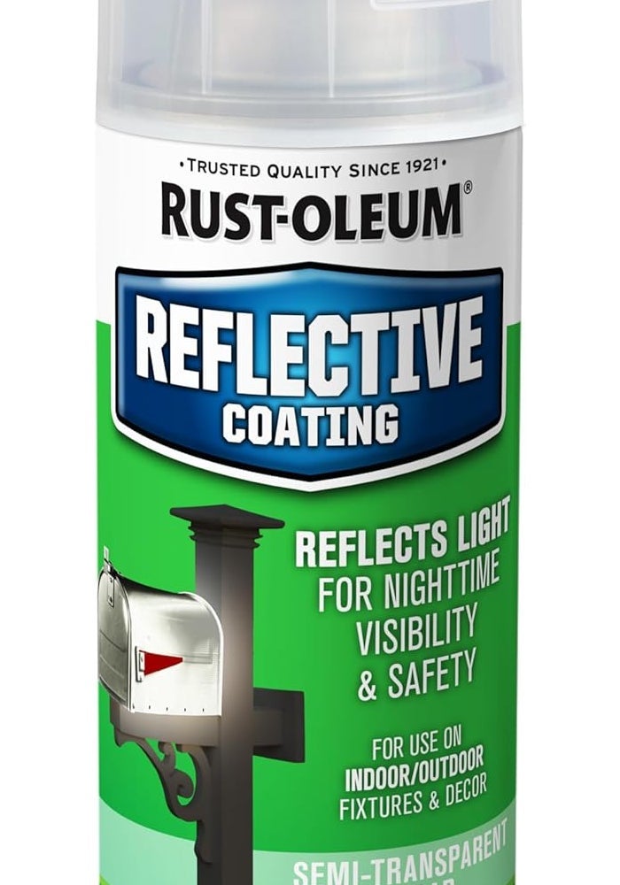 Rust-Oleum Clear Reflective Spray Paint - 10 Ounce Semi-Transparent Finish for Indoor/Outdoor Use - Image 1